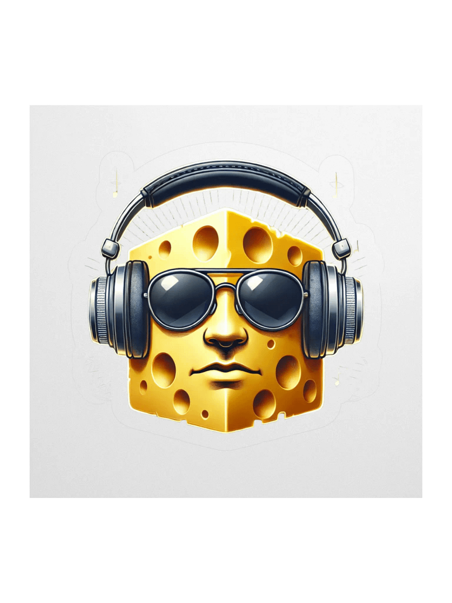 Cool Cheese Face Sticker Set product image (2)