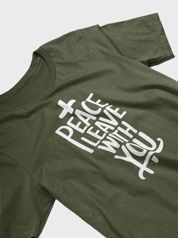 Peace I Leave with You – John 14:27 Bible Verse Bella+Canvas Supersoft T-Shirt product image (1)
