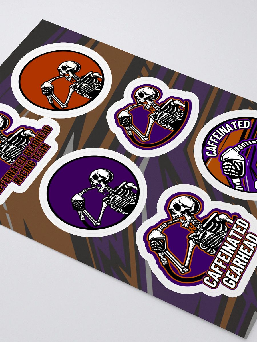 Caffeinated Gearhead - Sticker Sheet product image (2)