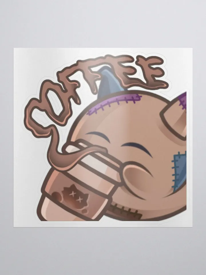 Mmmm.... Coffee Emote [STICKER] product image (1)