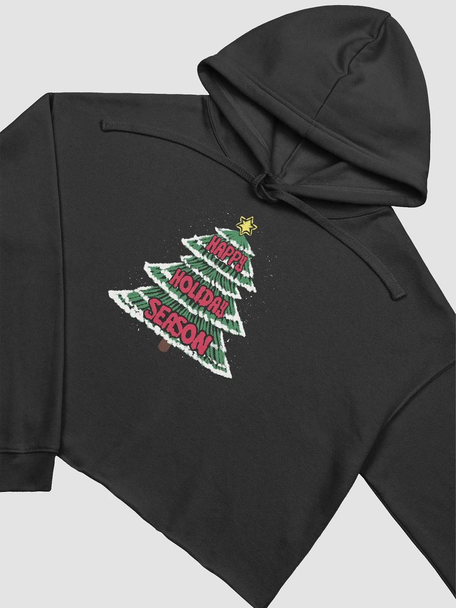 Happy holiday Crop hoodie product image (16)