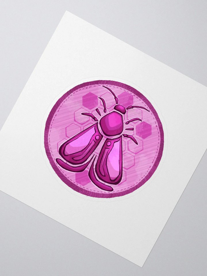 Magenta Moths Sticker product image (2)