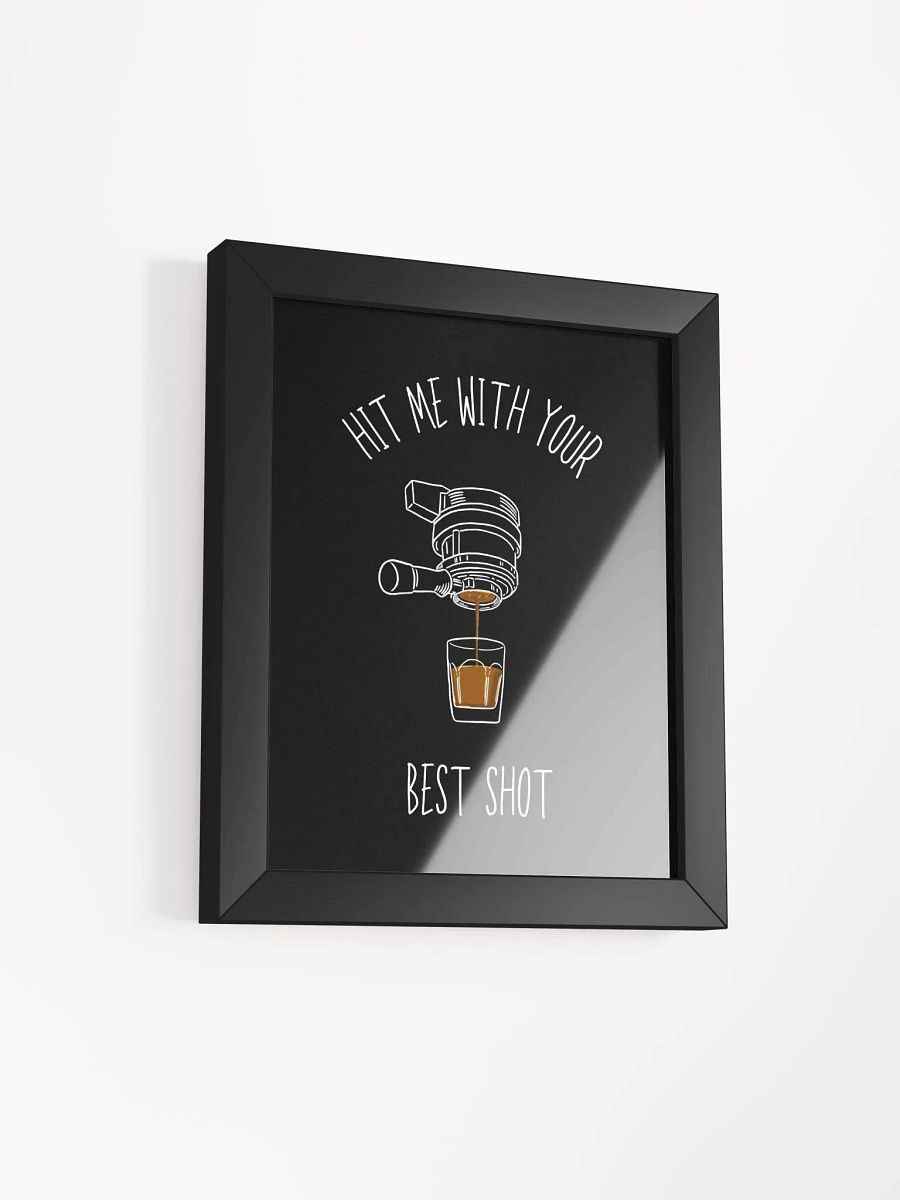 Hit Me With Your Best Shot Framed Print product image (44)