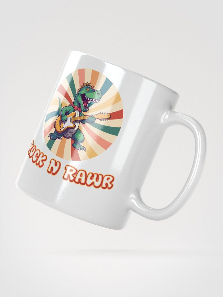 Rock n Rawr Dinosaur Kawaii Mug product image (2)