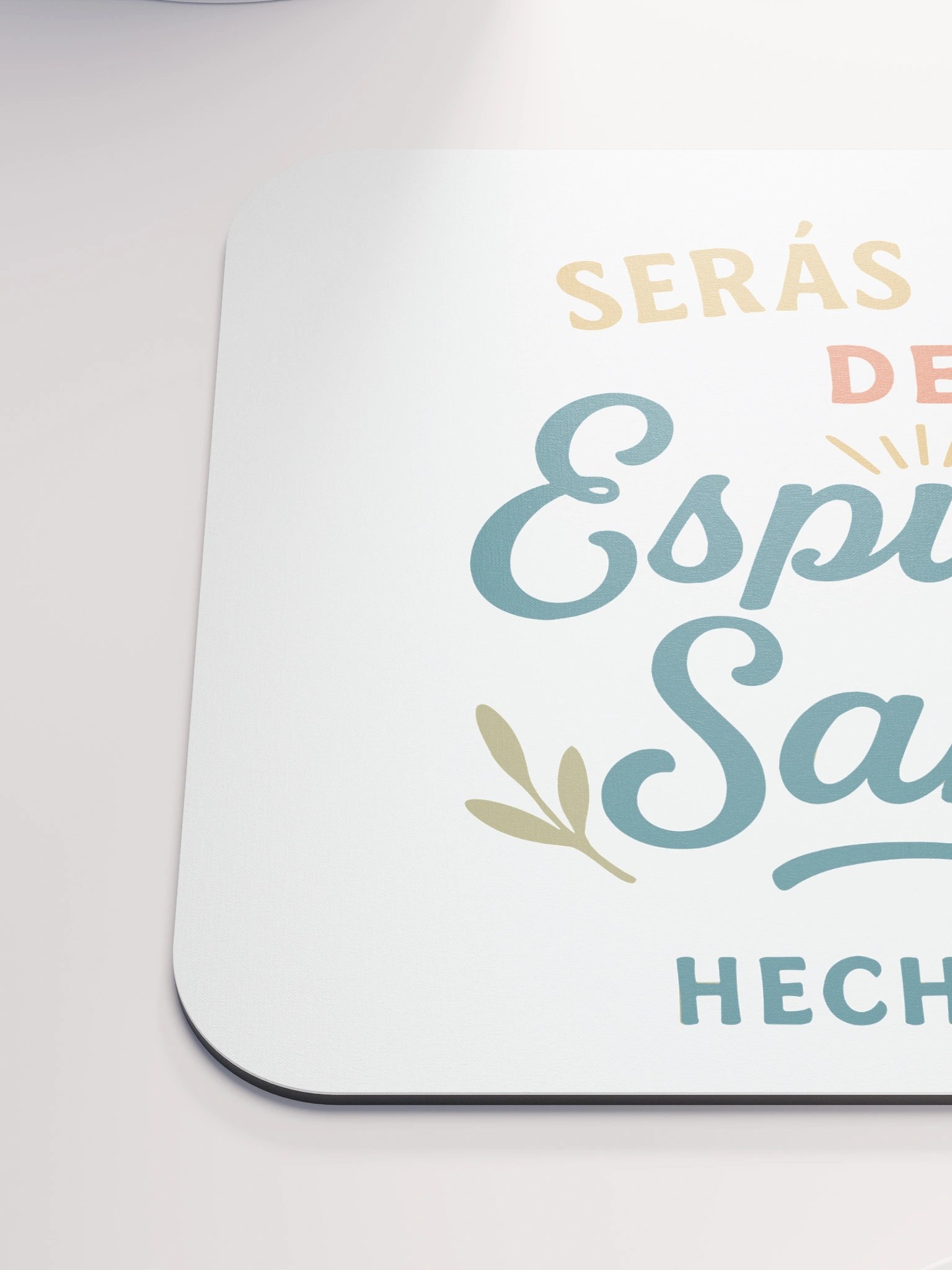 Faith Mouse Pad – “Serás Lleno del Espíritu Santo” – Spanish Christian Design product image (6)