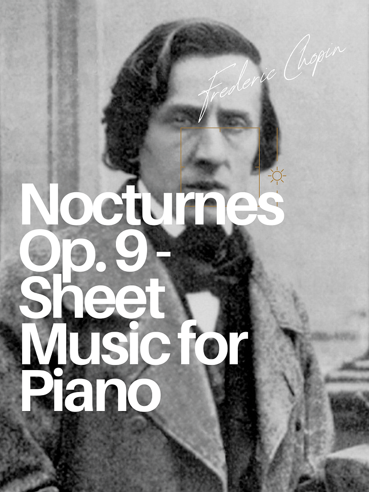 Frédéric Chopin Nocturnes Op. 9 - Sheet Music for Piano product image (1)