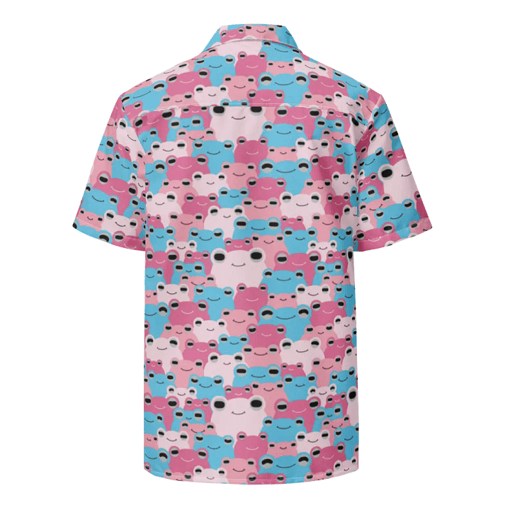 Frog-waiian Shirt Trans Flag Colors product image (2)