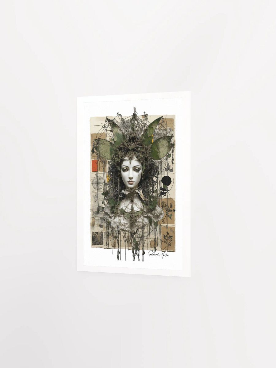 'Joelle' by Edward Martin: Mixed Media Collage Print...Fantasy Marionette Series product image (3)