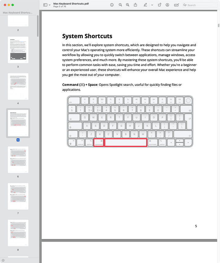 Mac Keyboard Shortcuts - The Ultimate Guide! product image (2)