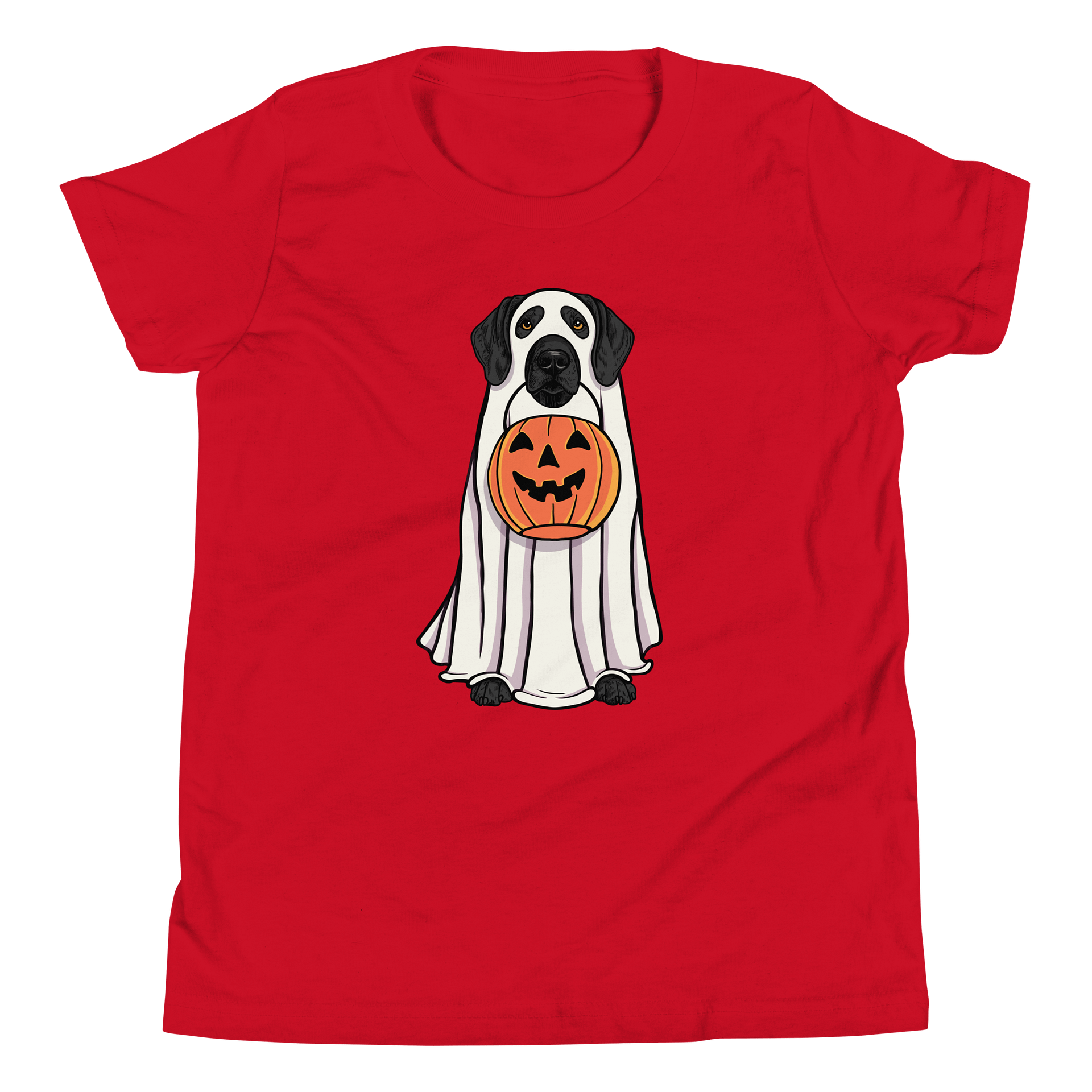 Halloween German Shorthaired Pointer(Black) Youth T-Shirt product image (5)