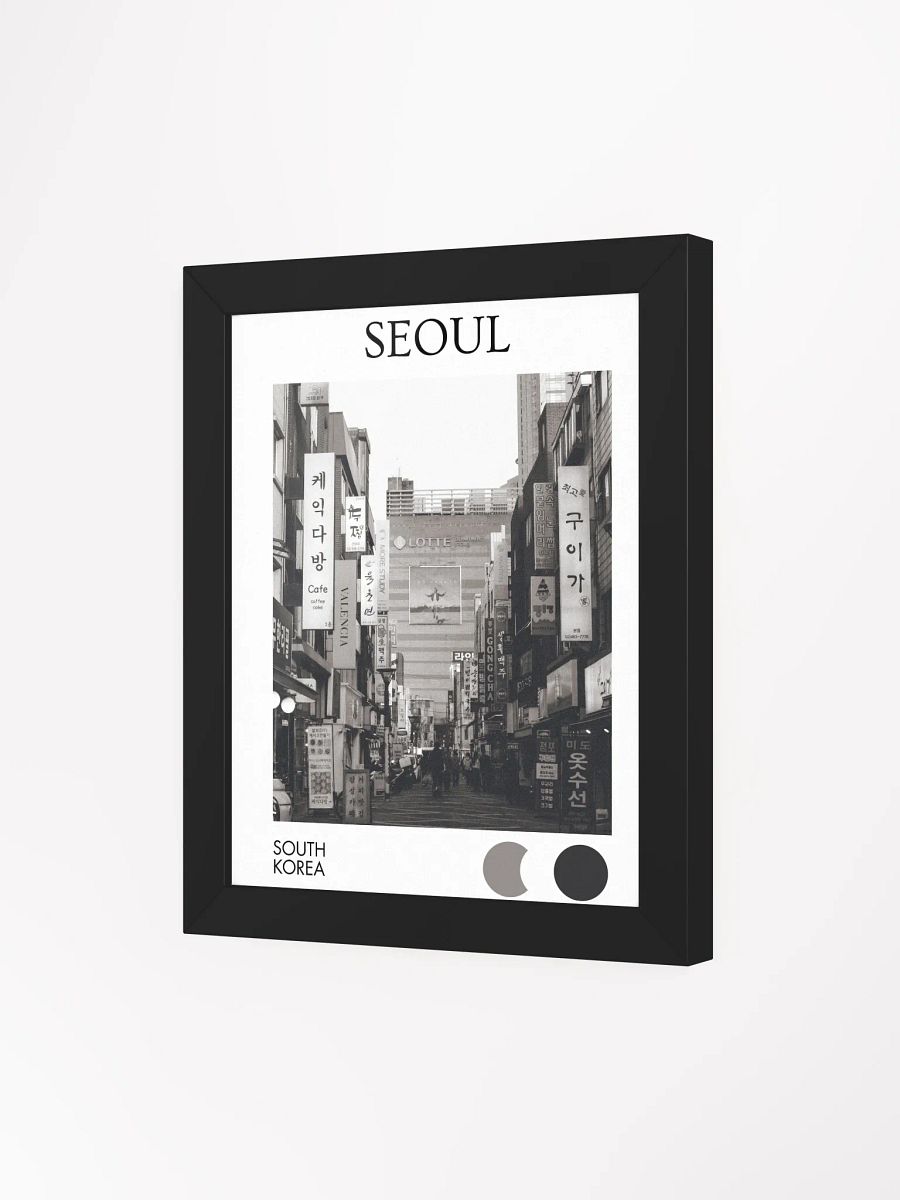Streets of Seoul I - Black & White / Framed product image (3)