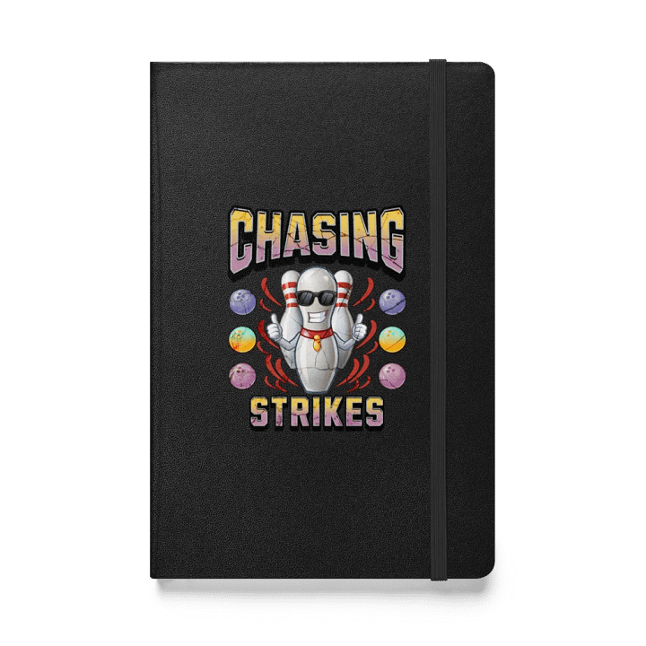Chasing Strikes Bowling Hardcover Notebook product image (1)