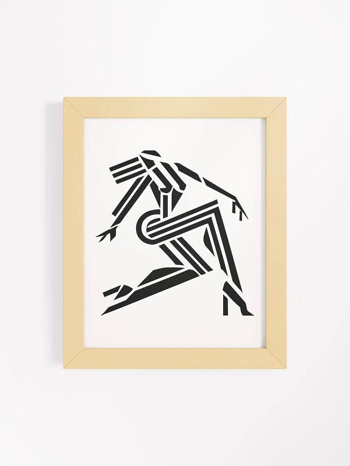 Cecilia – Heavenly Lily Picture series Gometric WomenFramed Art Print product image (3)