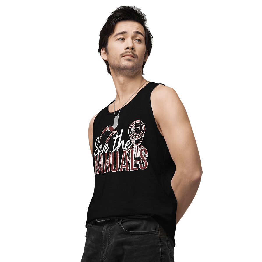 Save The Manuals Men's Tank Top product image (6)