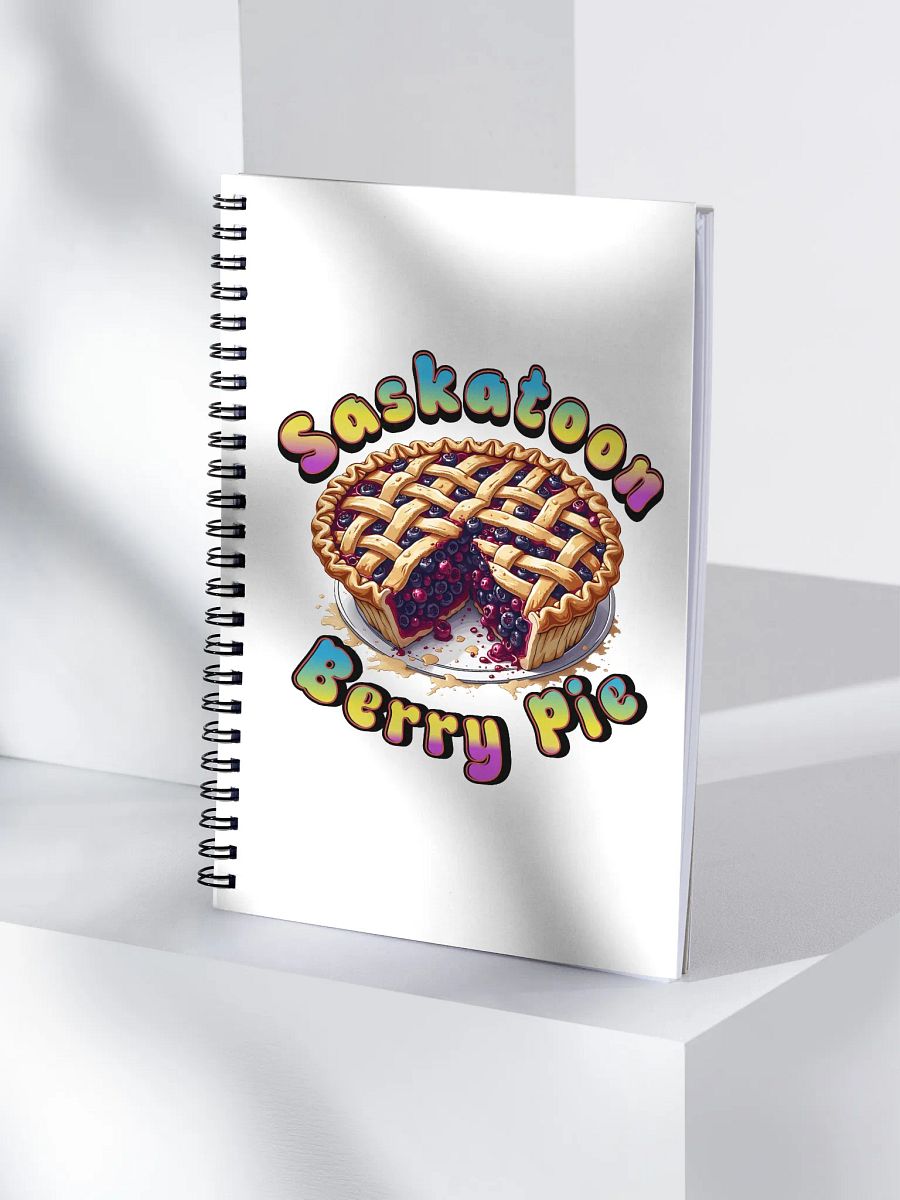 Saskatoon Berry Pie Spiral Notebook product image (1)