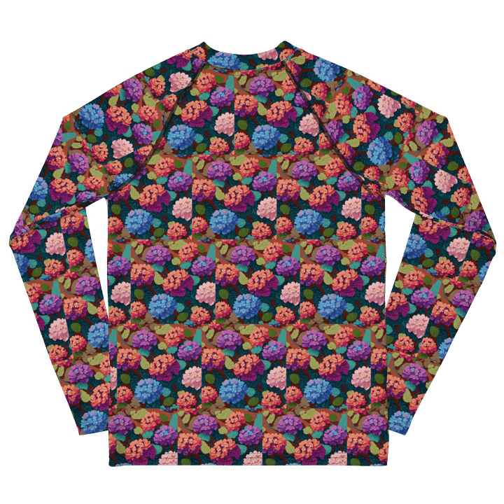 Escape the Ordinary in Vibrant Comfort: All-Over Print Rash Guard product image (1)