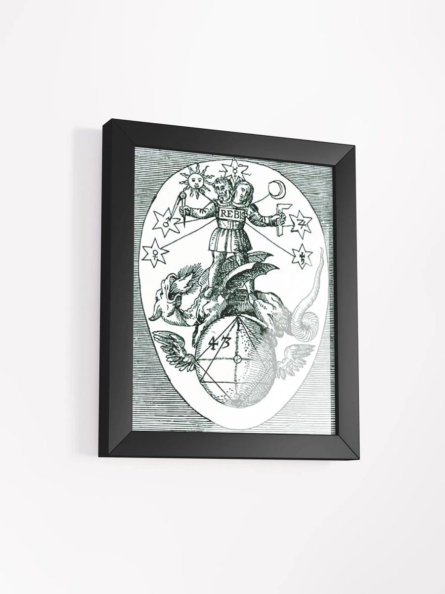 Hermes Trismegistus REBIS, Alchemy Art Print, Occult Wall Art, Ancient Poster, Magick Illustration, Sacred Geometry Decor, Esoteric Home Decor, Black & White Print product image (56)