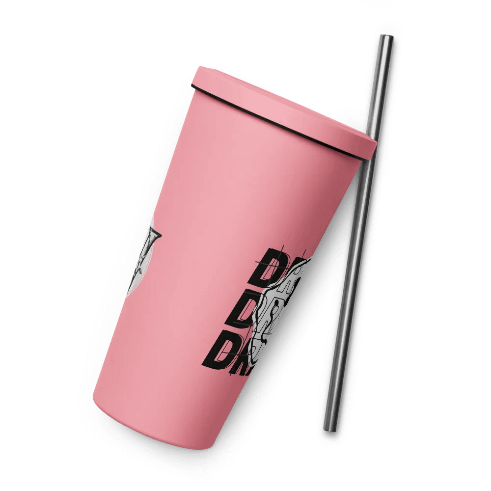 Vaso de acero inoxidable con pajita product image (6)