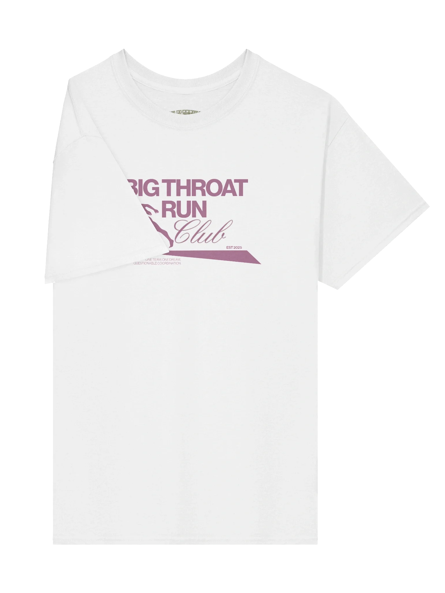 Big Throat Run Club (White Tee) product image (4)