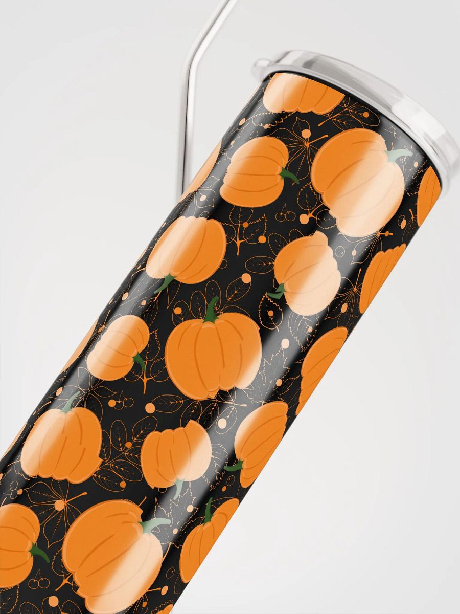 Festive Pumpkin Stainless Steel Tumbler product image (5)