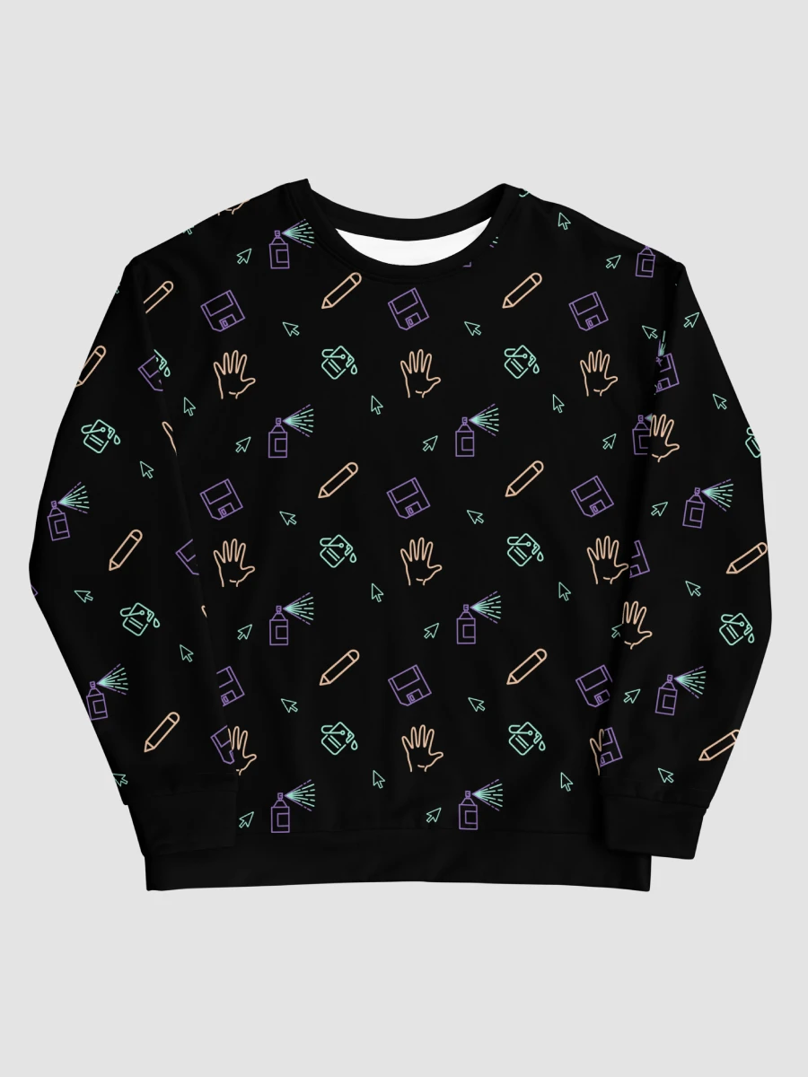 Computer lab pattern sweatshirt product image (3)