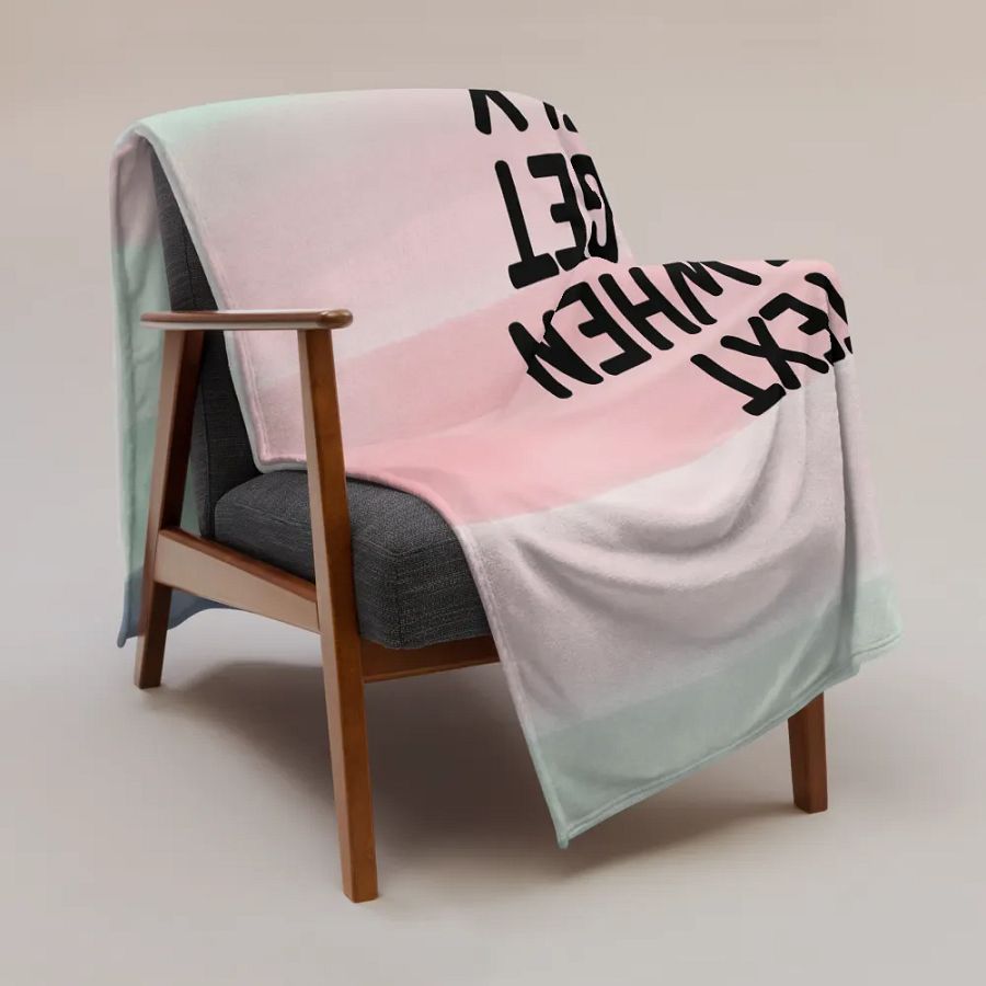 Throw Blanket 🩷 Text me when you get lonely (153 × 203 cm) product image (3)