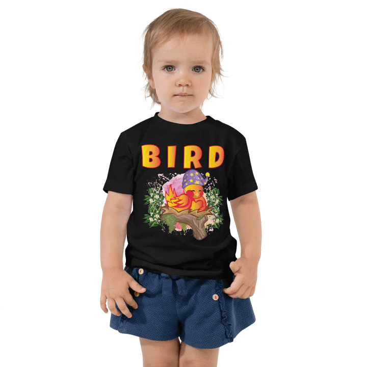 Bird Colorful Funny Cute Bella +Canvas Toddler T-Shirt – Funny Shirt, Best Gift for Kids product image (1)