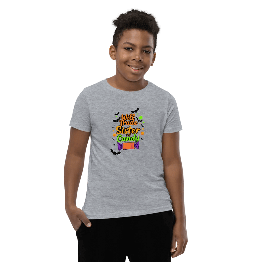 Will Trade Sister For Candy Youth T-shirt product image (7)