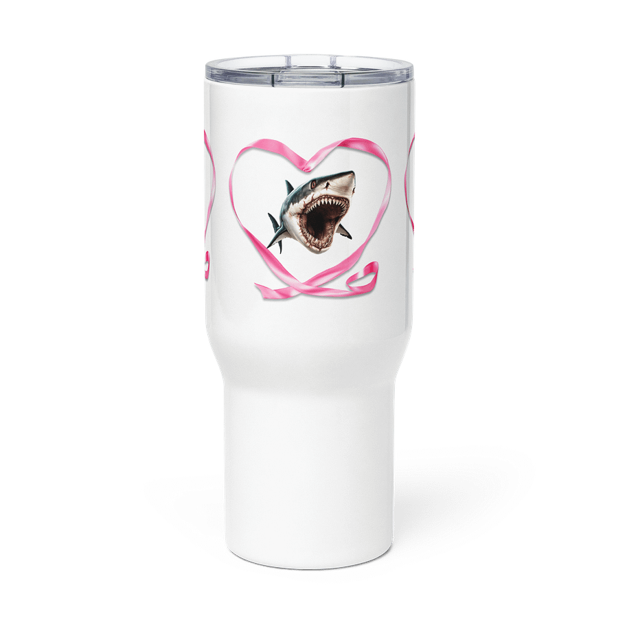 Heartfelt Shark Travel Mug product image (2)