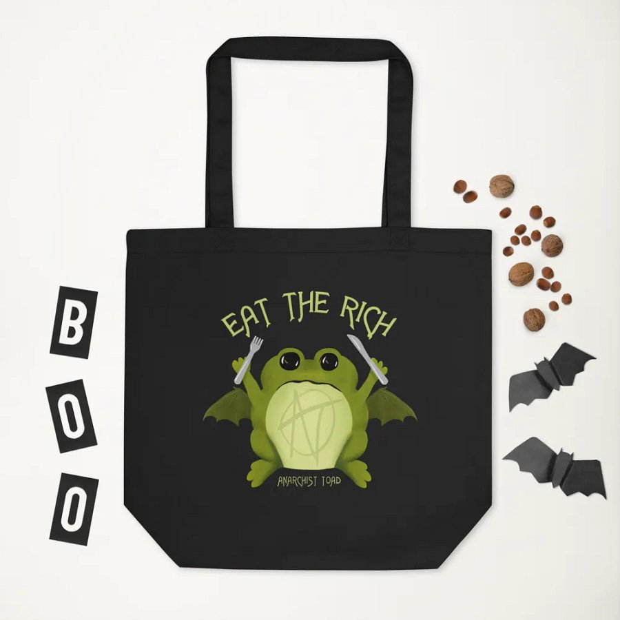 Eat the Rich Tote Bag product image (3)