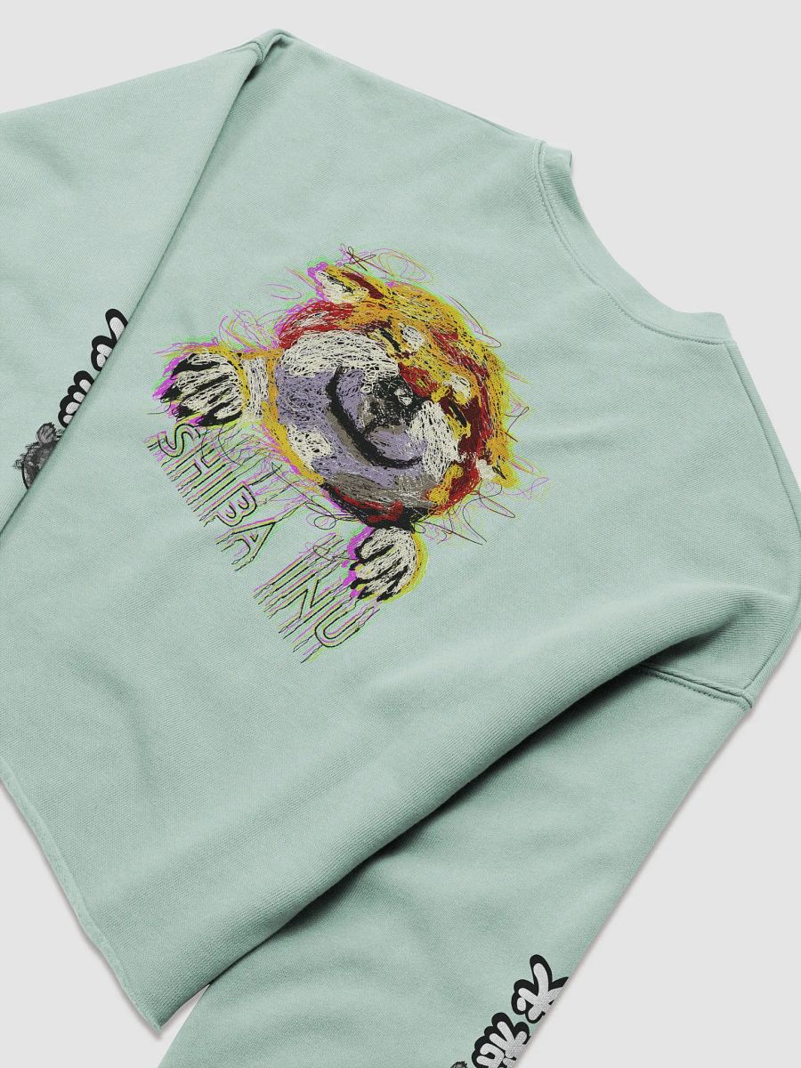 "HI" SHIBA INU Crop Sweatshirt product image (11)