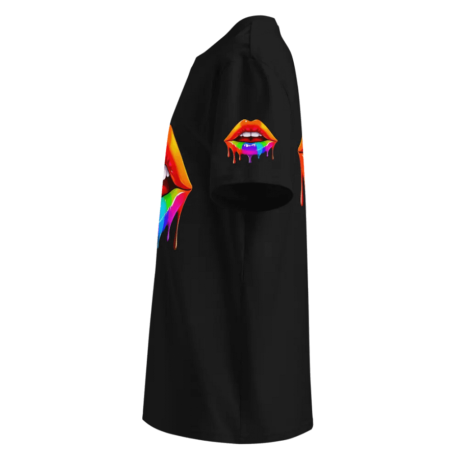 Vivid Lips Rainbow Drip T-Shirt product image (30)