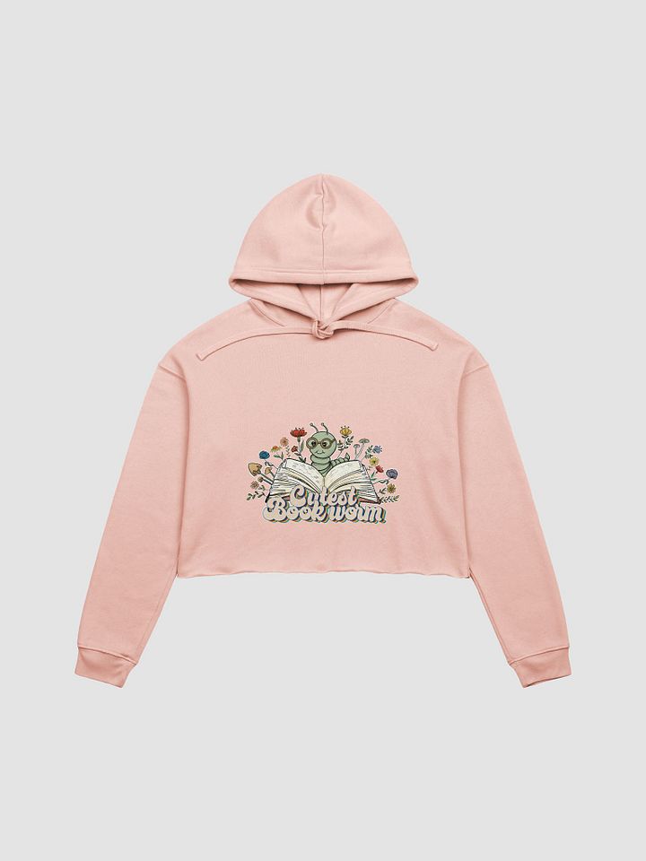 Cutest Bookworm Cropped hoodie – Whimsical Book Lover Gift product image (26)