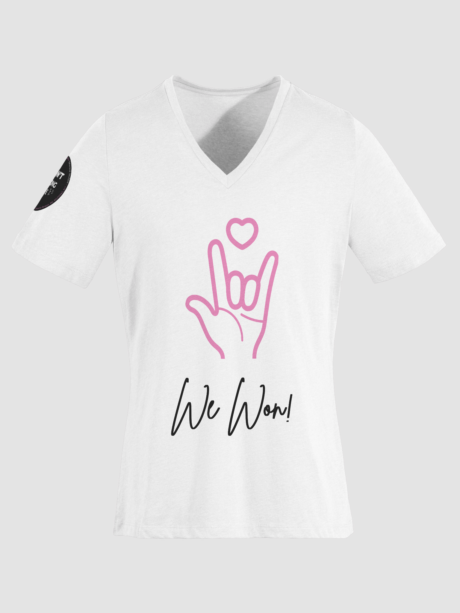 "We Won" IDBH V-Neck Woman's T-Shirt product image (3)