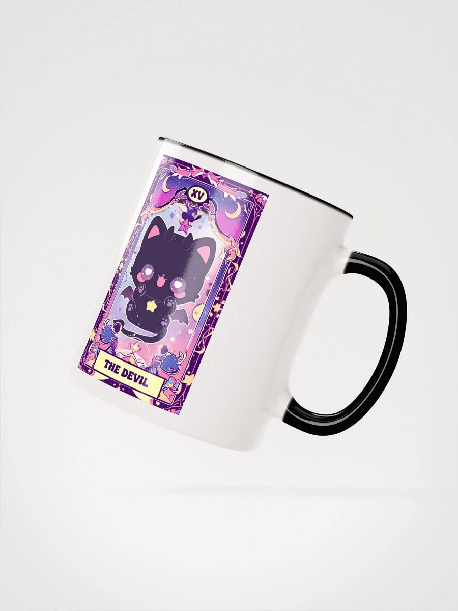 Cosmic Tarot The Devil Cat Ceramic Mug product image (5)