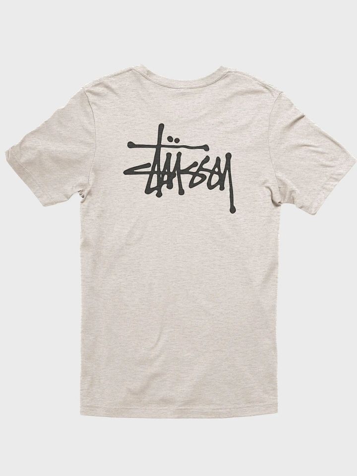 T-Shirt with Black Stüssy Logo product image (8)