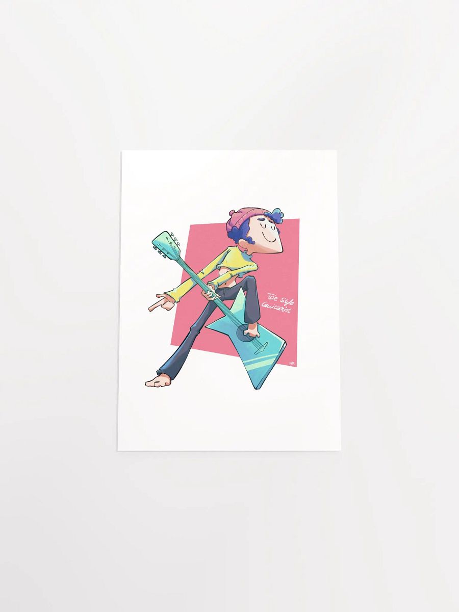 Toe Style Guitarist | Matte Paper Poster product image (12)