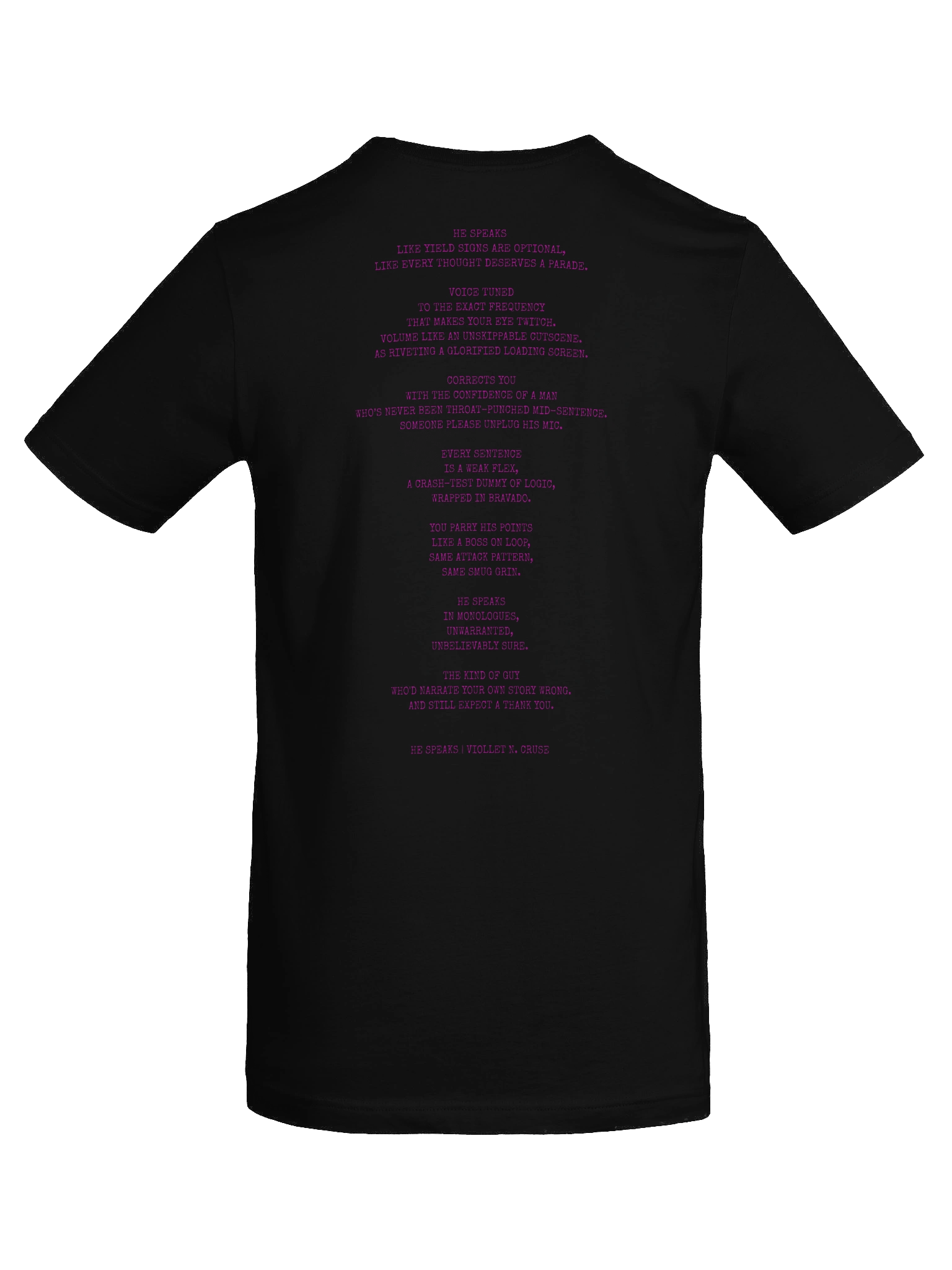 He Speaks Tshirt product image (8)