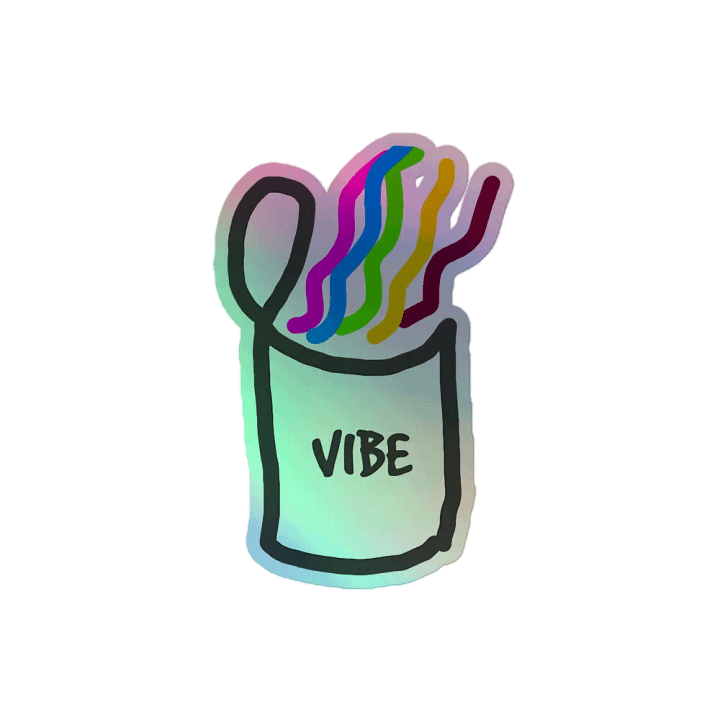 Holo Vibe in a Can Sticker product image (2)