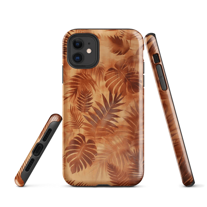 Tropical Fern Leaves - Tough Phone Case product image (1)