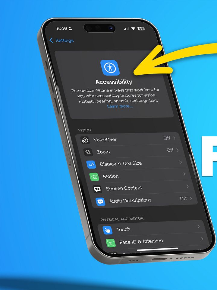 8 INCREDIBLE things your iPhone can do RIGHT NOW! (Accessibility Features) product image (1)