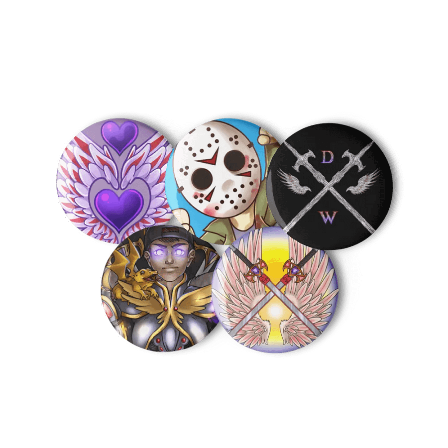 DreamWarrior Logo w/ Classics Button Set product image (1)
