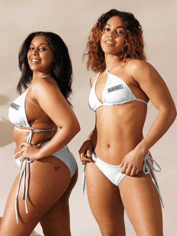Two-Piece String Bikini by MANHANDS. (White) product image (10)