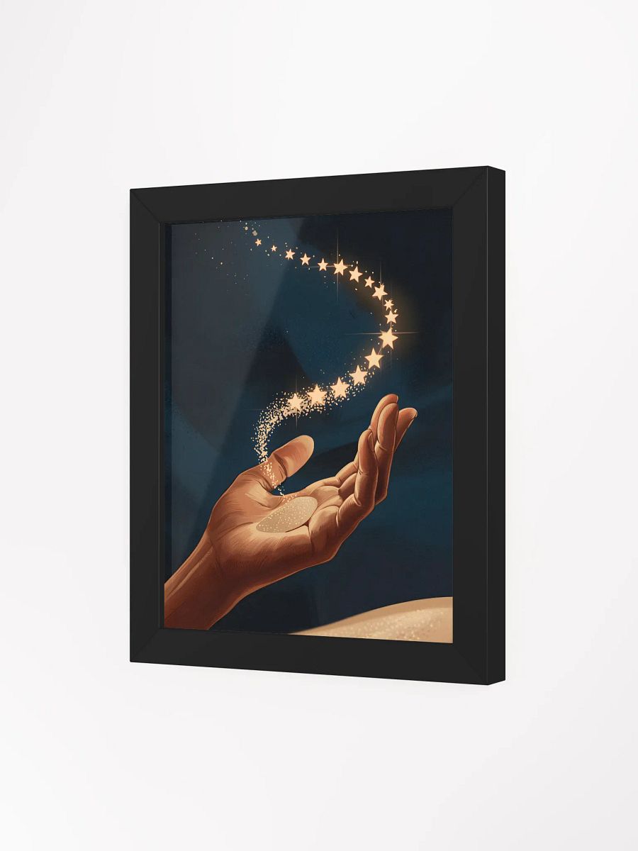 Guiding Stars Hand Art | Cosmic Inspiration Night Sky Print product image (3)
