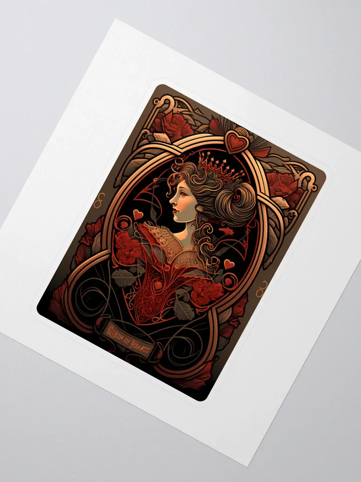 Regal Queen of Hearts Sticker product image (2)