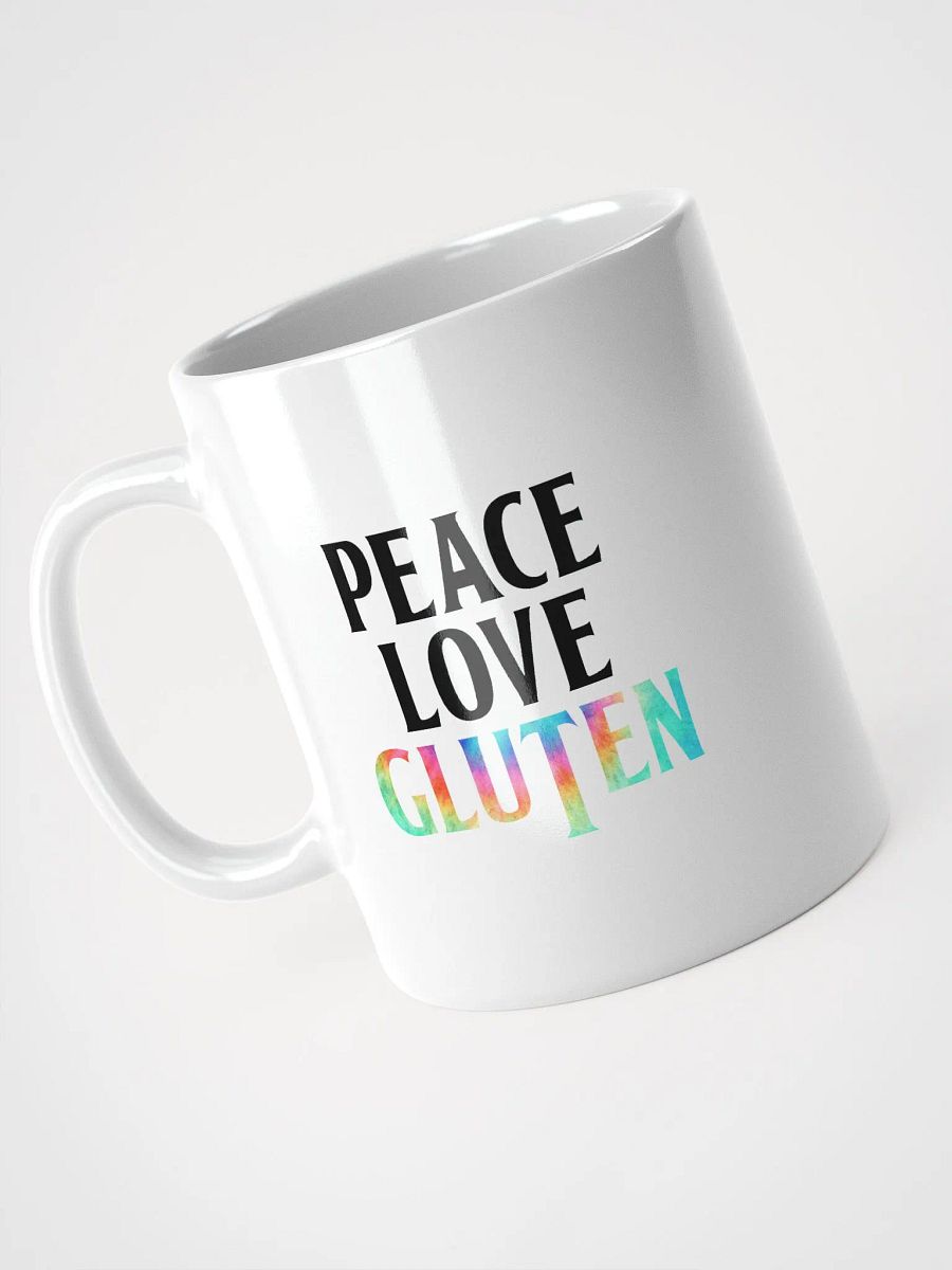 Peace Love Gluten Ceramic Mug product image (3)