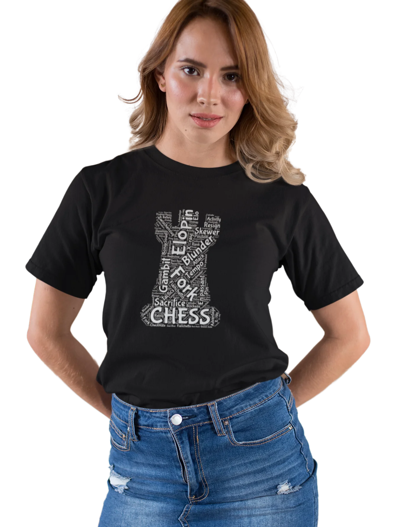 Rook Word Cloud Chess T-shirt product image (2)