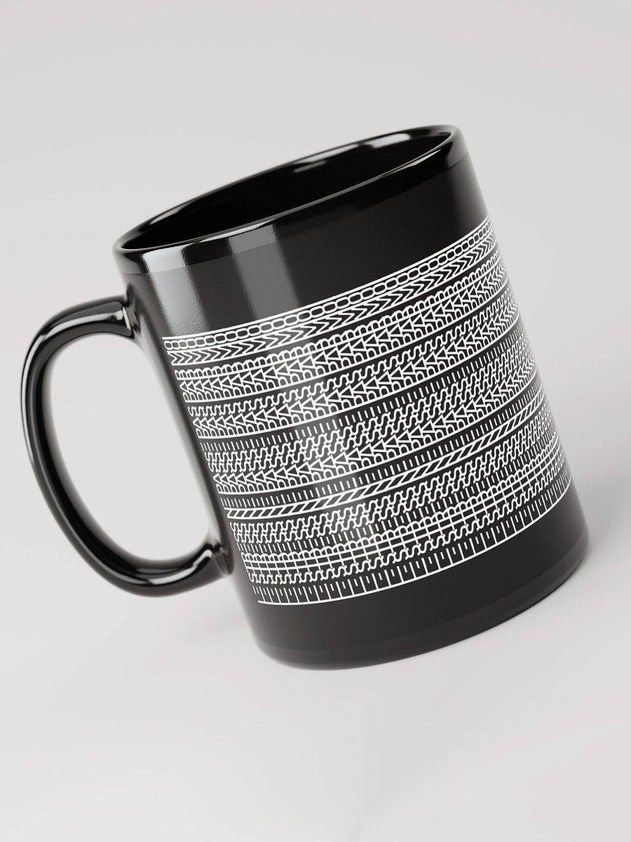 Mug Noir Codé Zen Blanc - Le Stress ne Passe Pas par Moi - Cadeau élégant product image (3)