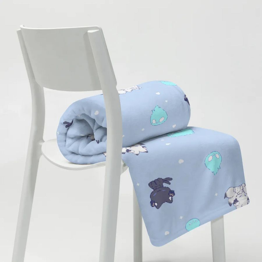 meiya, meinya & wisps blanket (blue) product image (8)