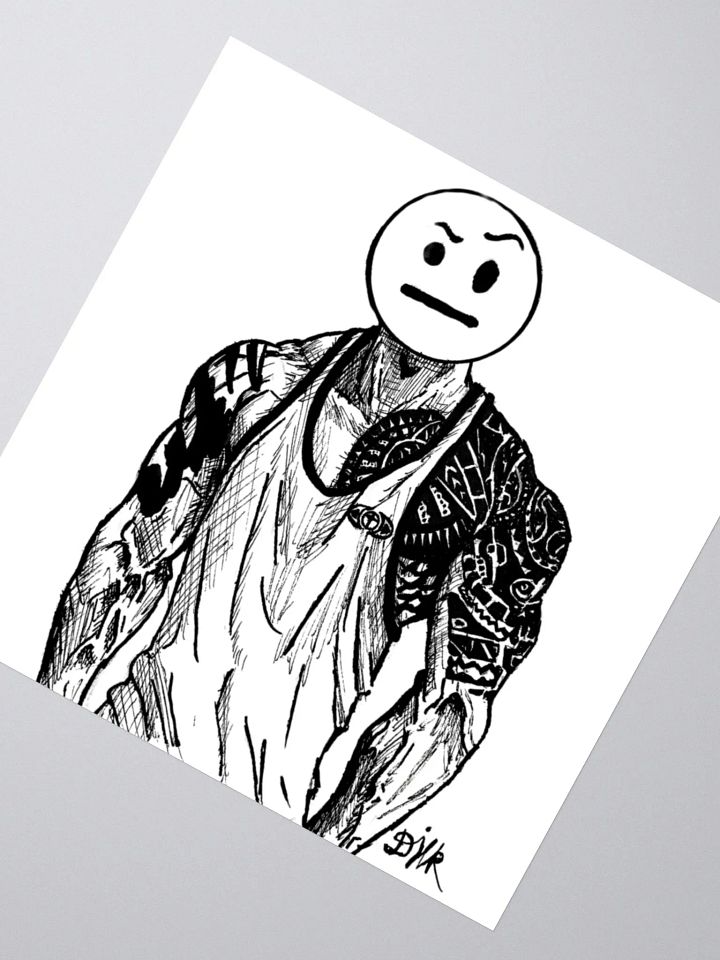 The Rock 🤨 Sticker product image (2)